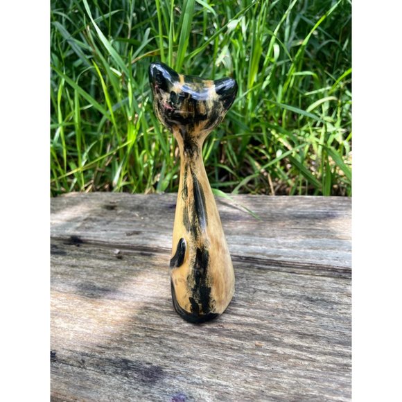 Vintage MCM Small Siamese Cat Figurine Ceramic - Picture 4 of 15